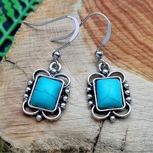 Turquoise Statement Earrings
